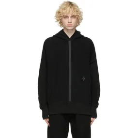 A-COLD-WALL* Black Textured Rhombus Hoodie