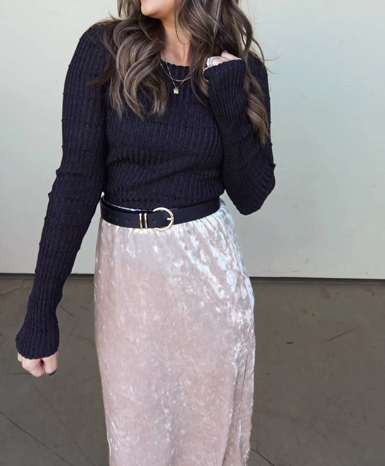 Aemi   Co - Ribbed Knit Top