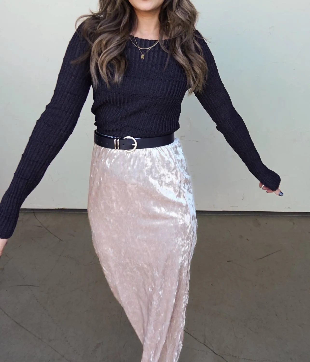 Aemi   Co - Ribbed Knit Top