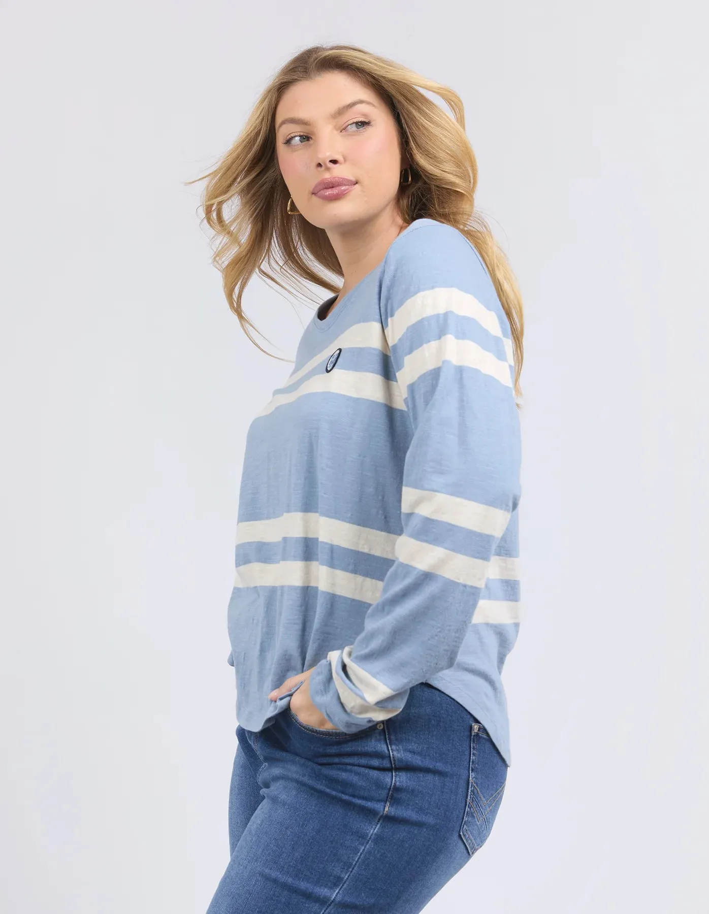 Allegra  L/S Tee - Marshmallow