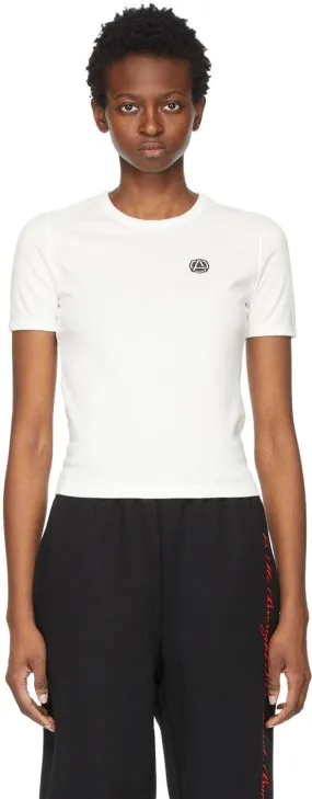 AMBUSH White Emblem Slim-Fit T-Shirt