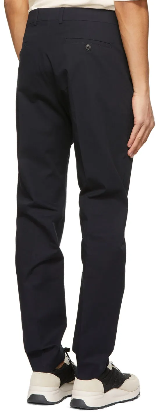 AMI Alexandre Mattiussi Navy Cigarette Fit Trousers