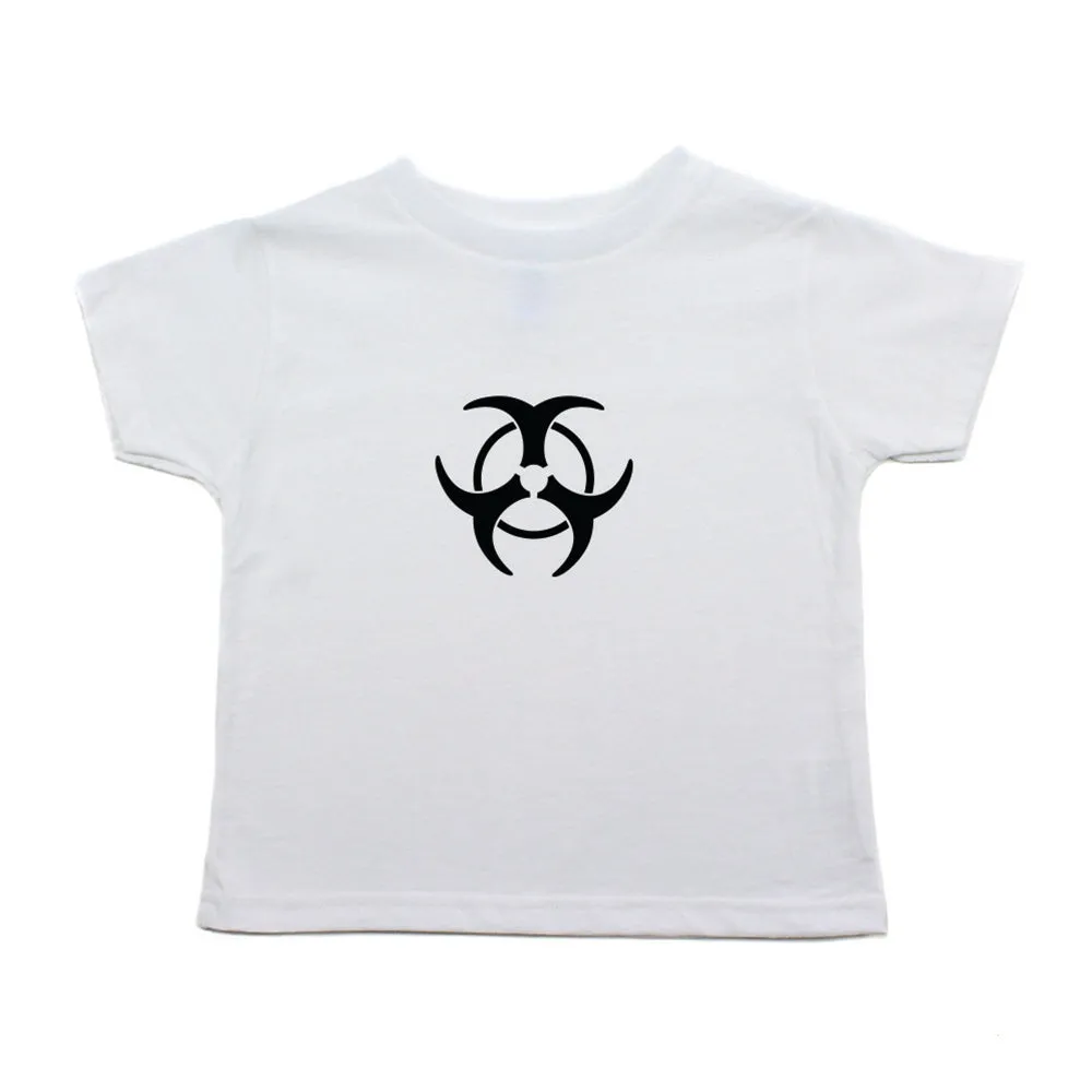 Biohazzard Warning Symbol Toddler Short Sleeve T-Shirt
