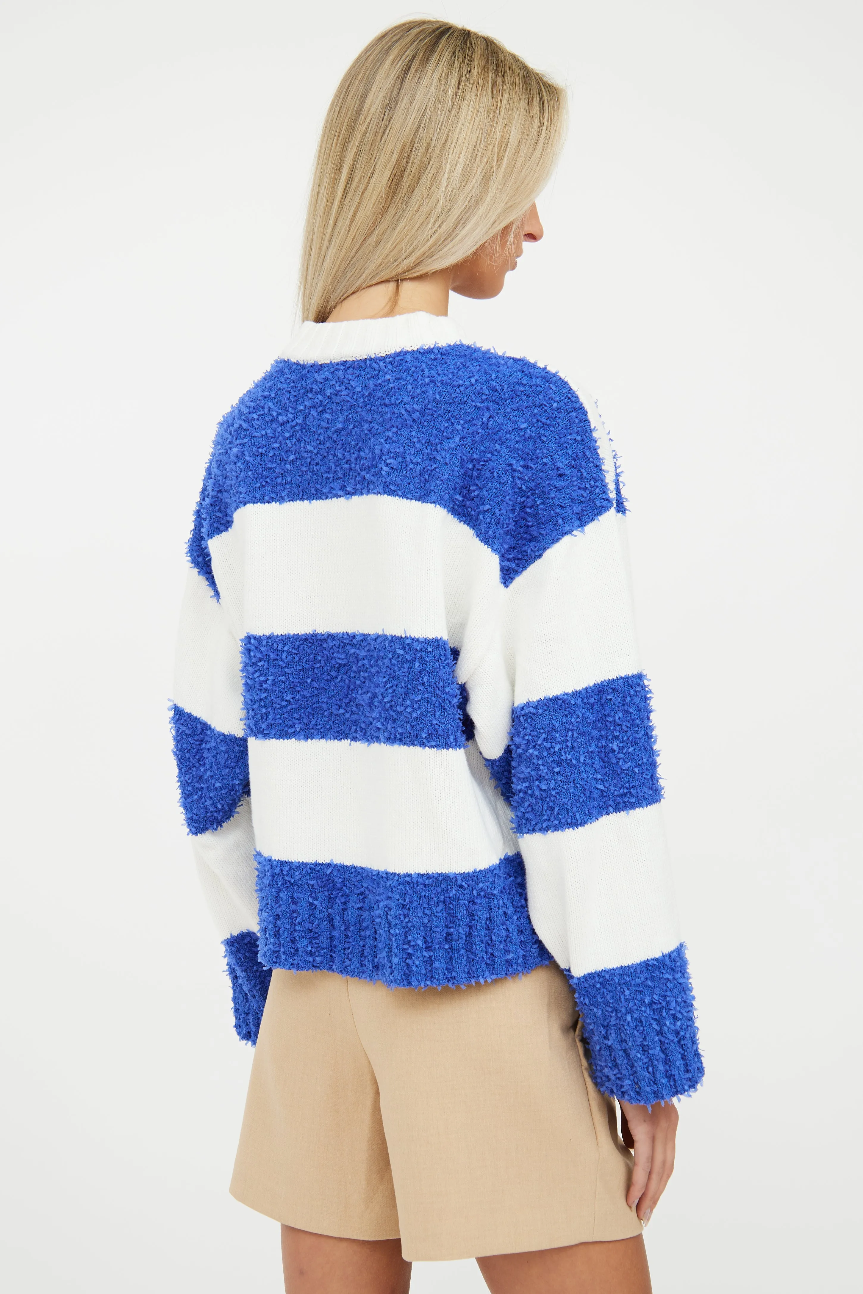 Blue & White Stripe Sweater