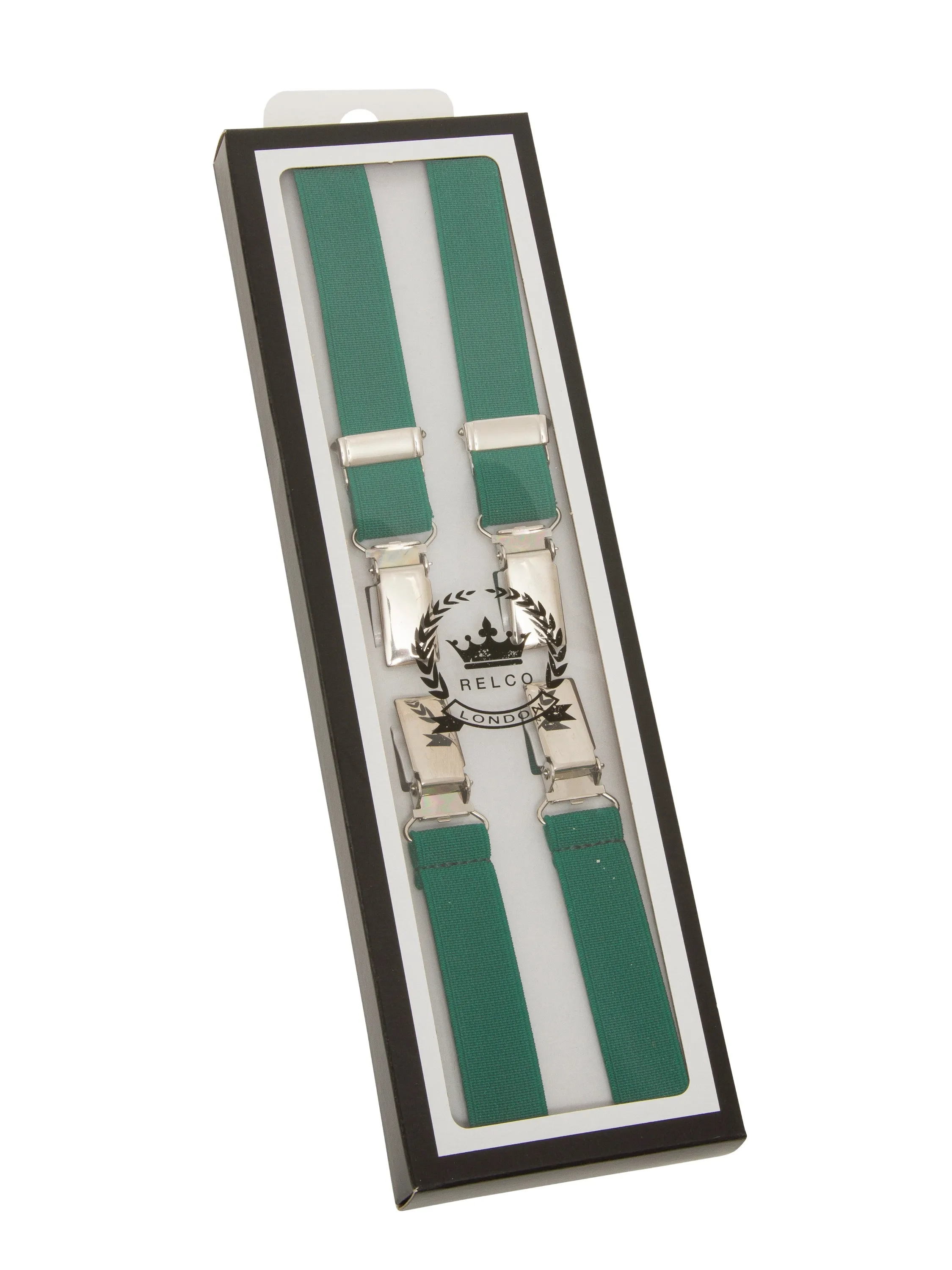 Braces with Buckles - Bottle Green