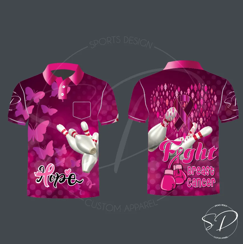 Breast Cancer Tenpin Shirt