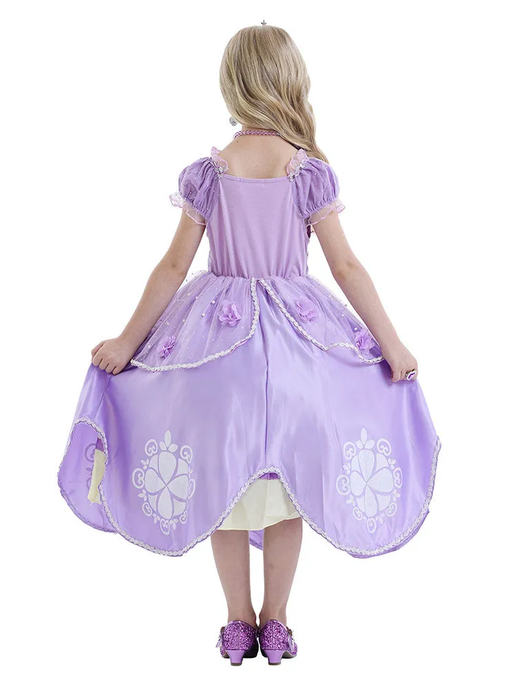 Character Costume Princess Sophia Dress Flower Tutu Dress