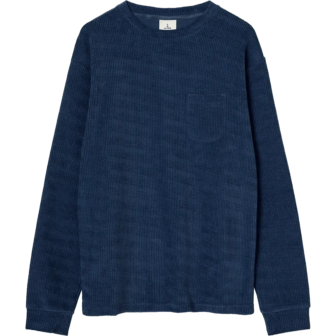 Duarte Ribbed Crewneck - Blue Oceana
