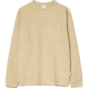 Duarte Ribbed Crewneck - Wheat