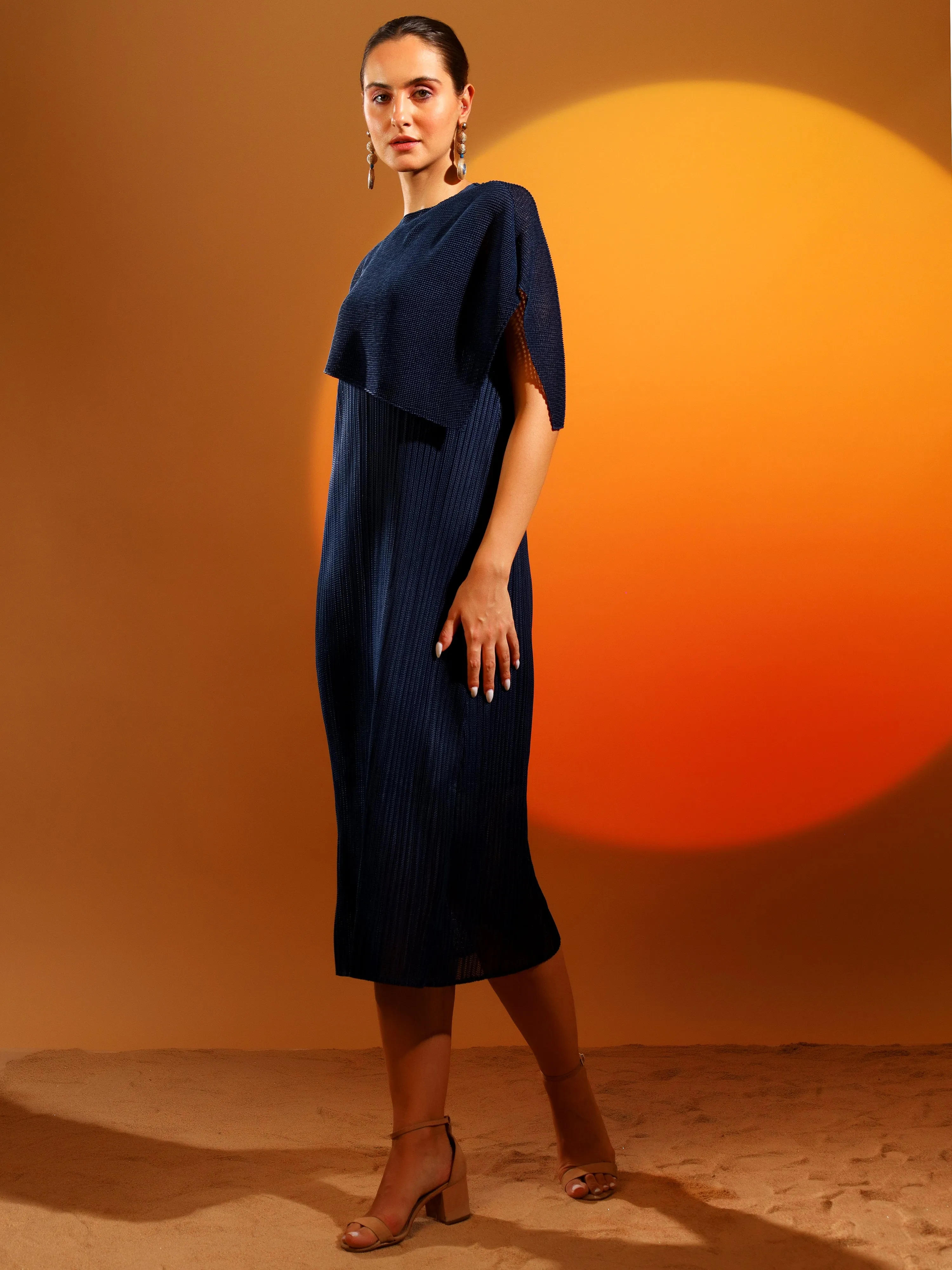 Echo Pleated Dress