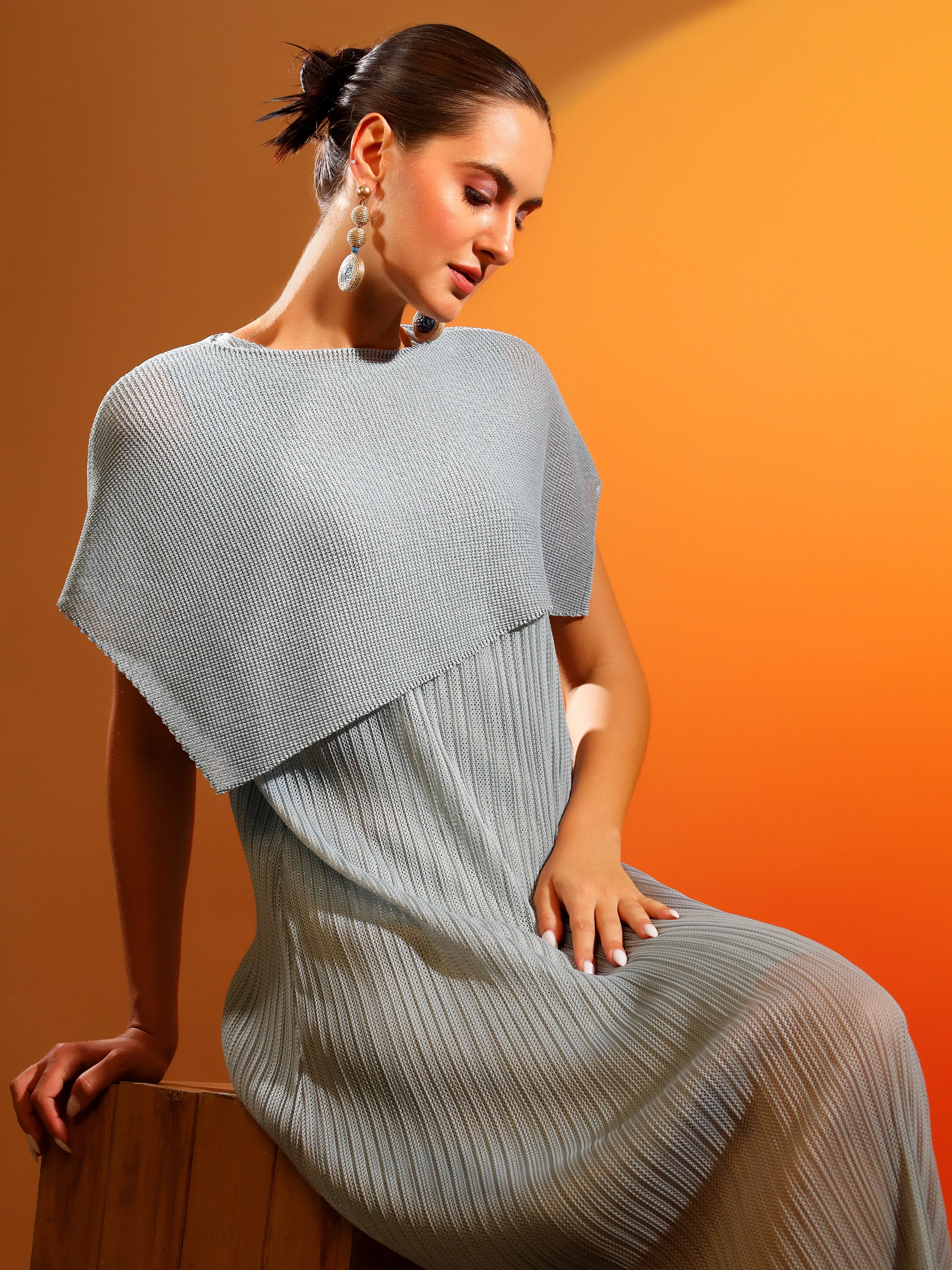 Echo Pleated Dress