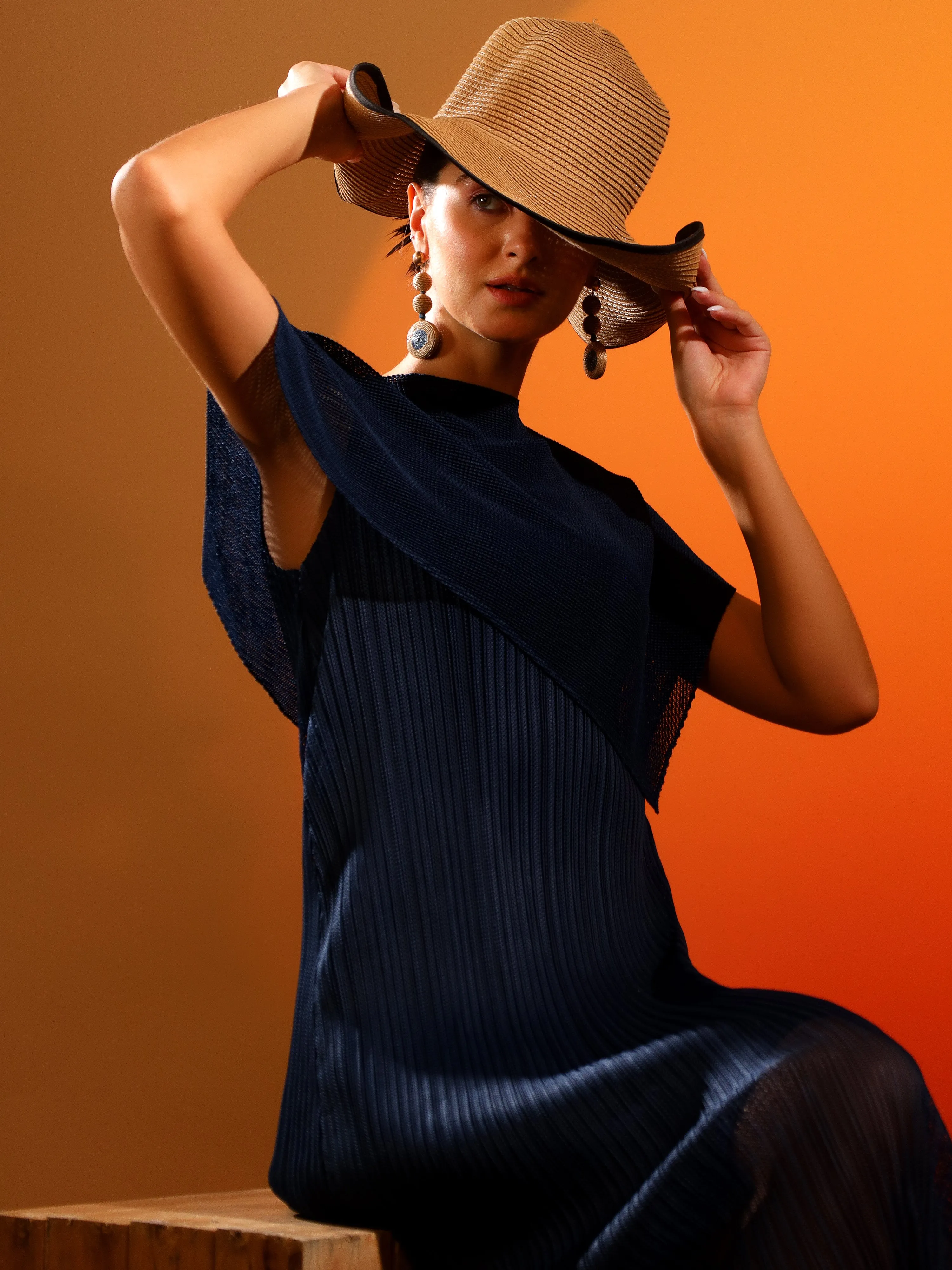 Echo Pleated Dress