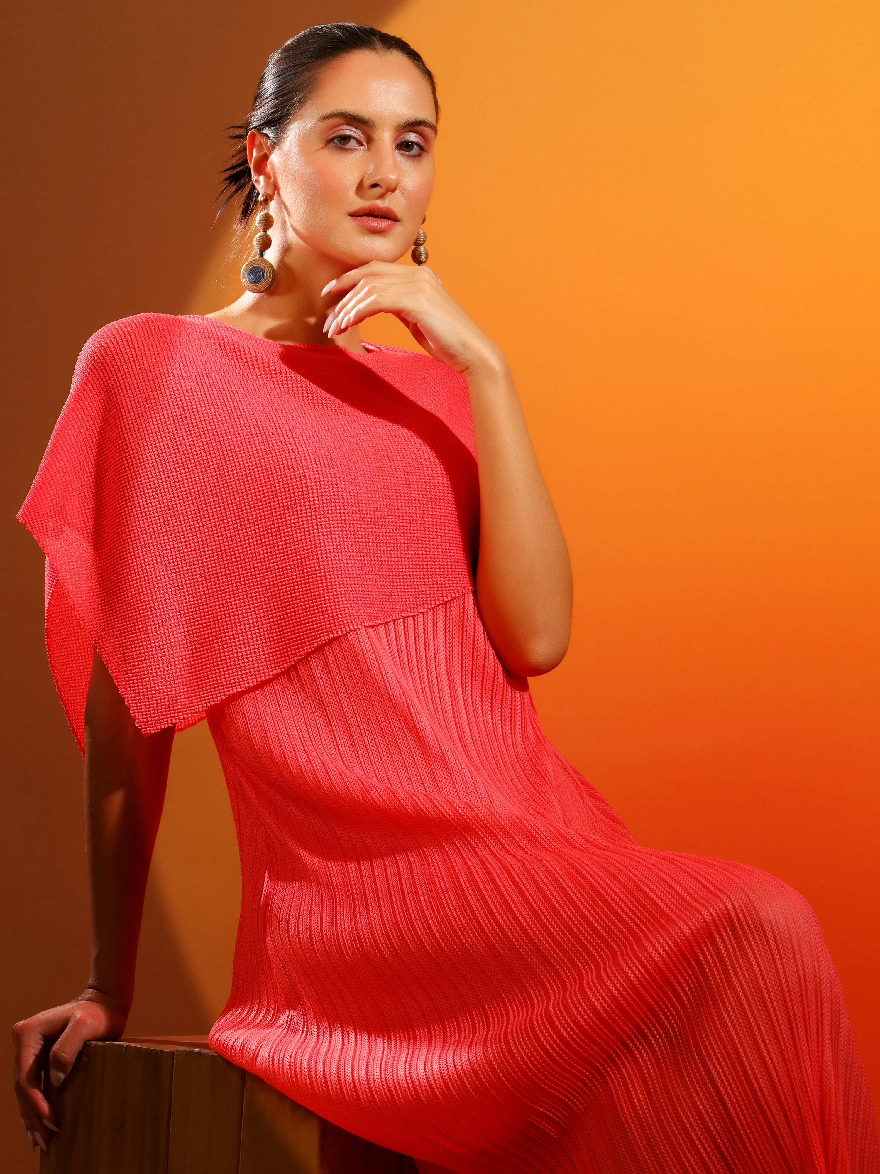 Echo Pleated Dress