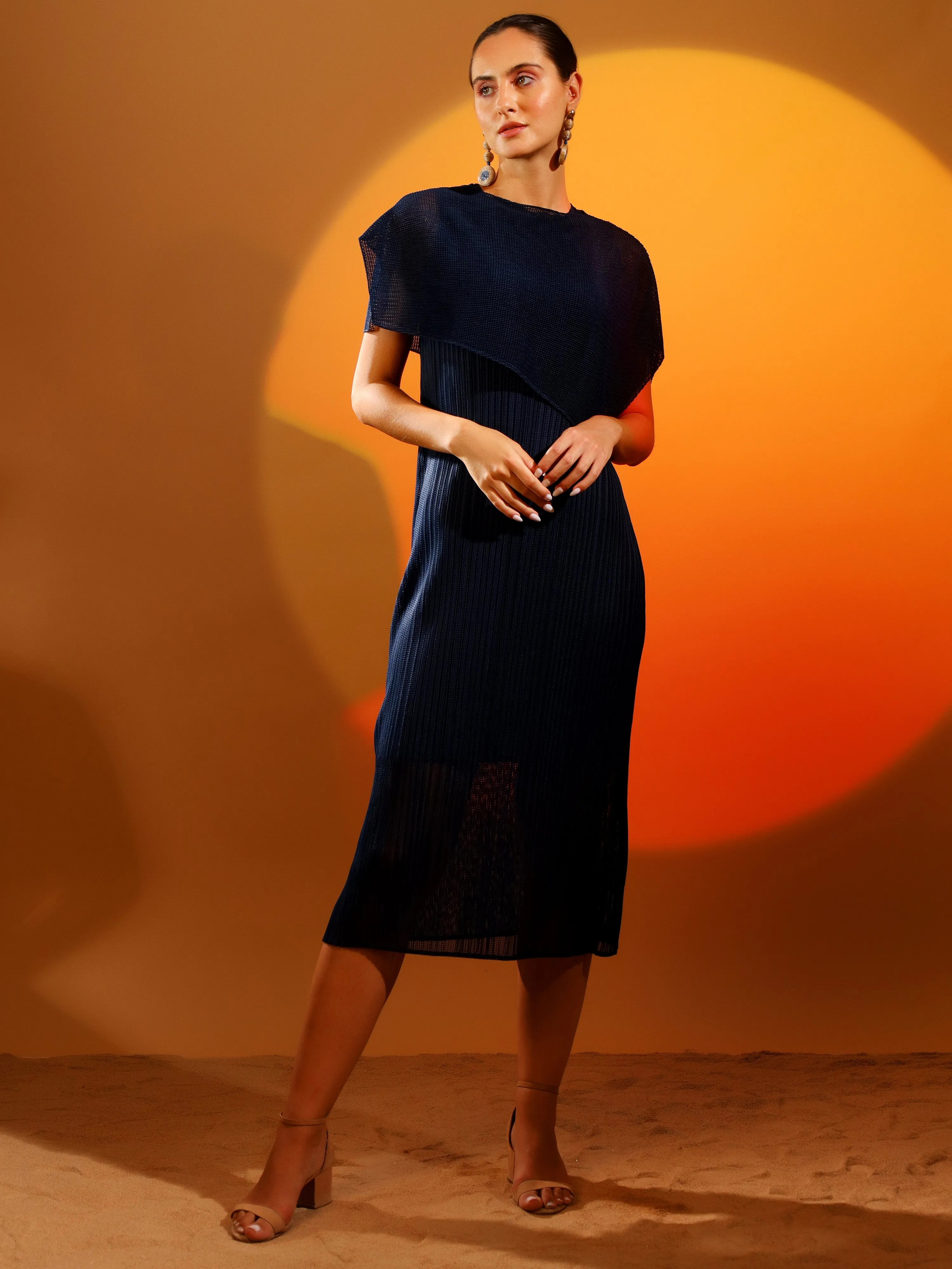 Echo Pleated Dress