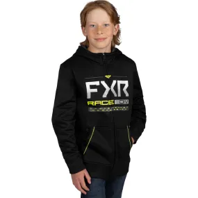 FXR Race Division Tech Hoodie Sweatshirt Black/HiVis