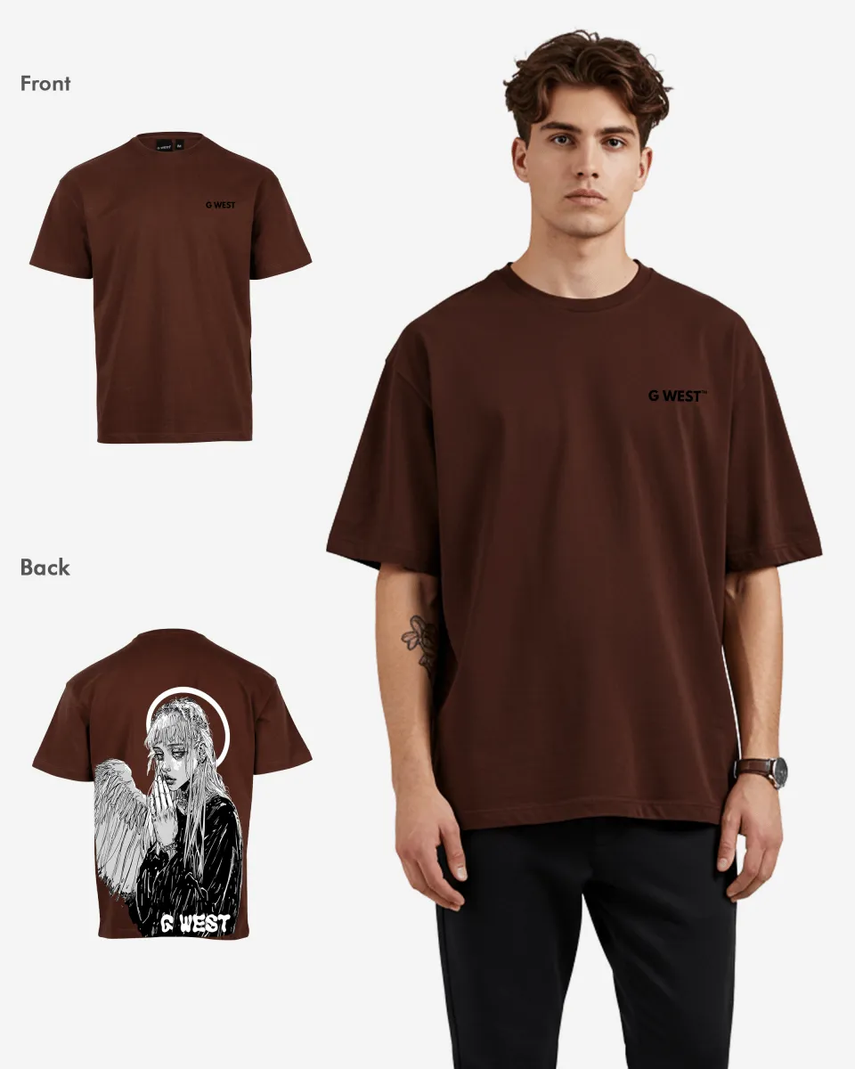 G West Oversized Angel Girl Tee