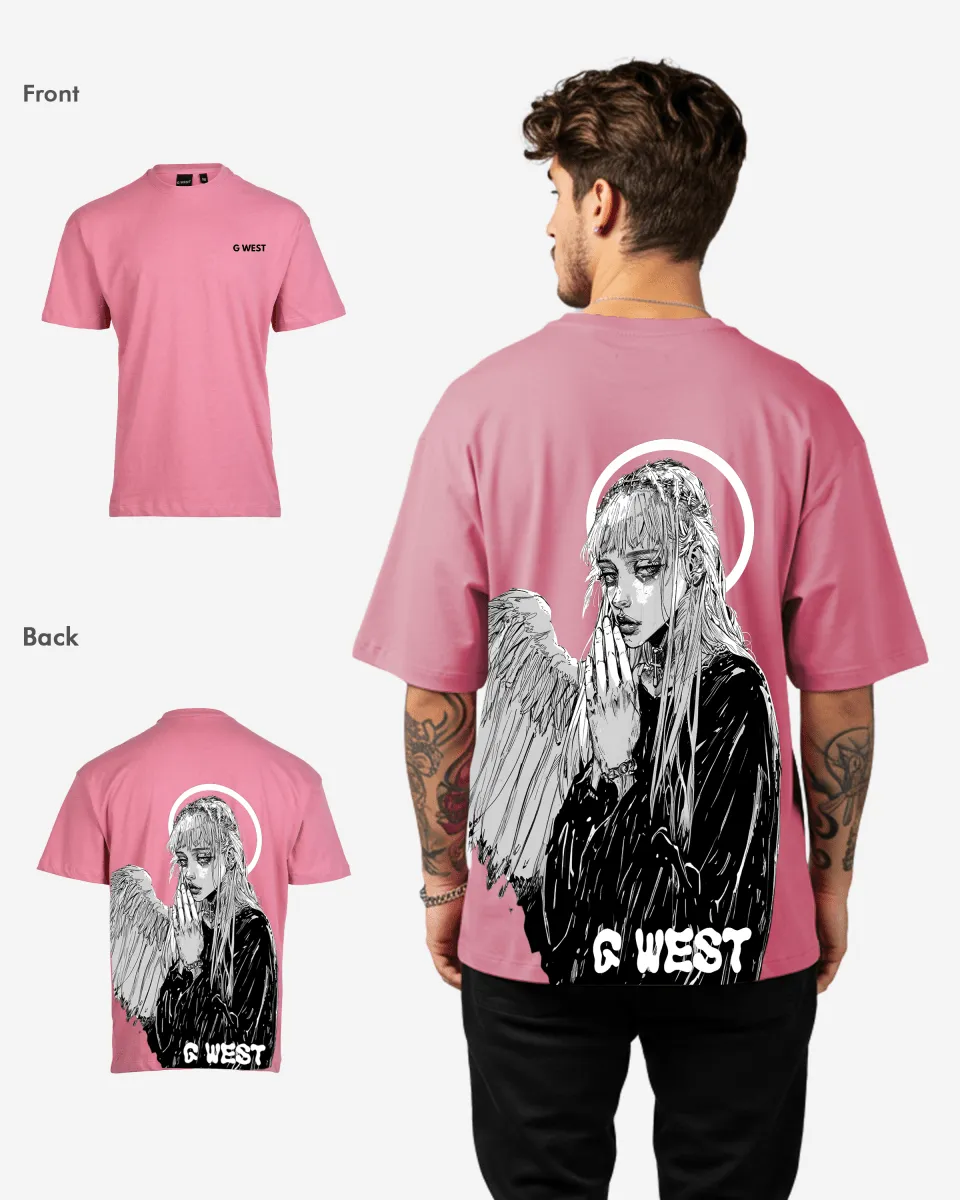 G West Oversized Angel Girl Tee
