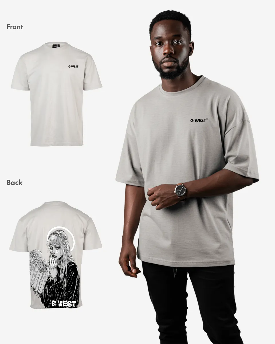 G West Oversized Angel Girl Tee