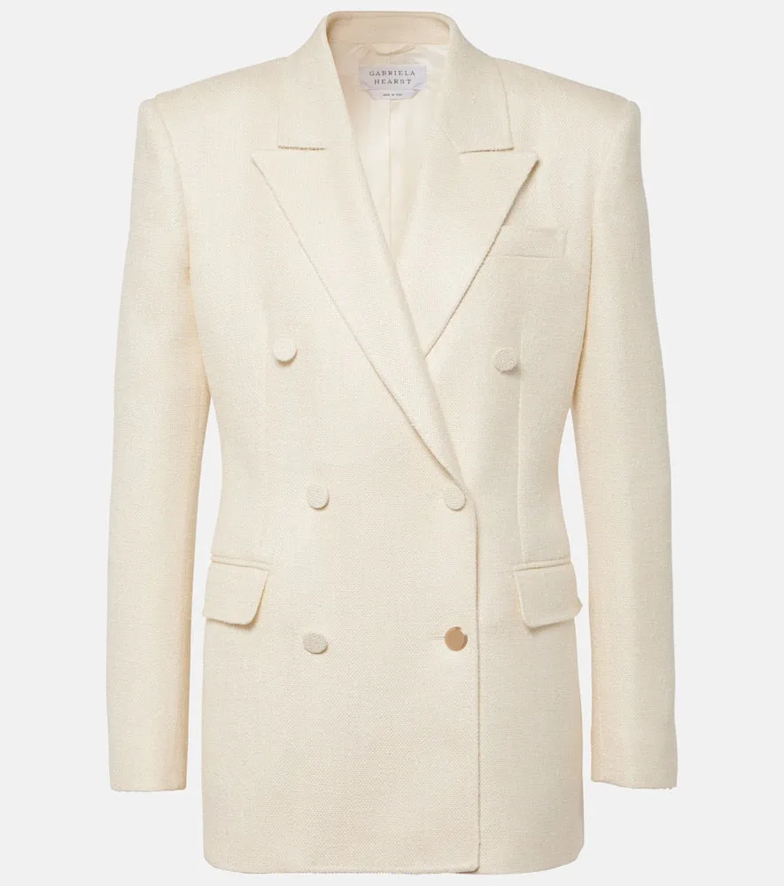Gabriela Hearst Gavin double-breasted silk and wool blazer