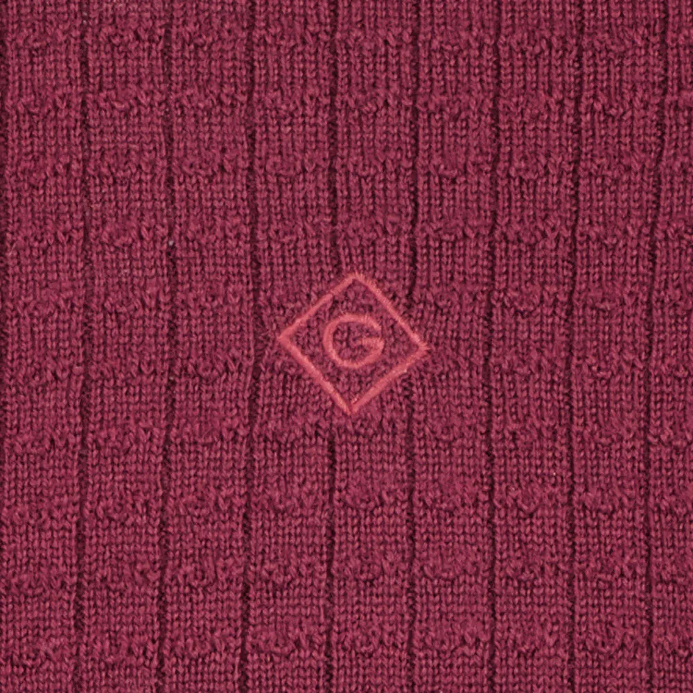 GANT Merino Textured Crewneck Knit