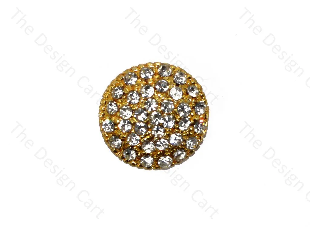 Golden Design 15 Big Metal Buttons