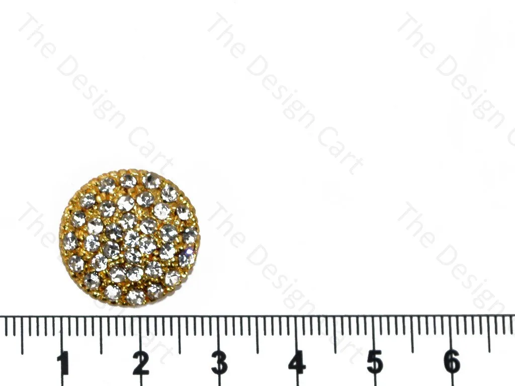 Golden Design 15 Big Metal Buttons