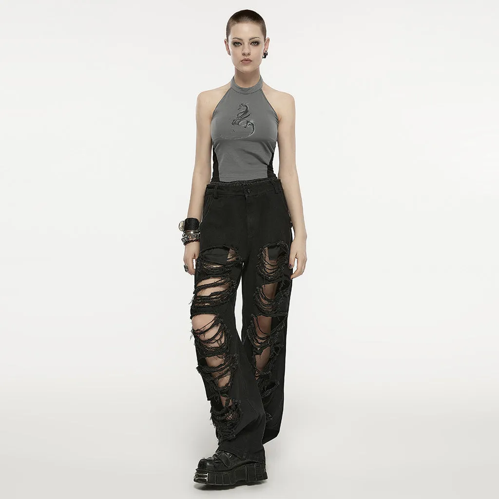 Gragon prited high elastic vest OPT-884DDF