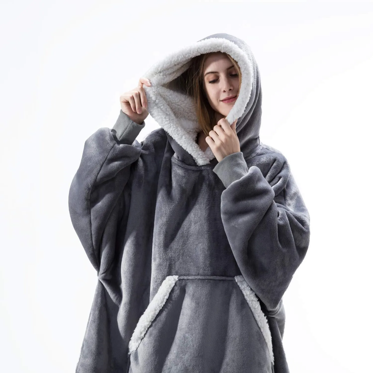 Hoodies Blankets Lambswool Home Casual Plush Sweater