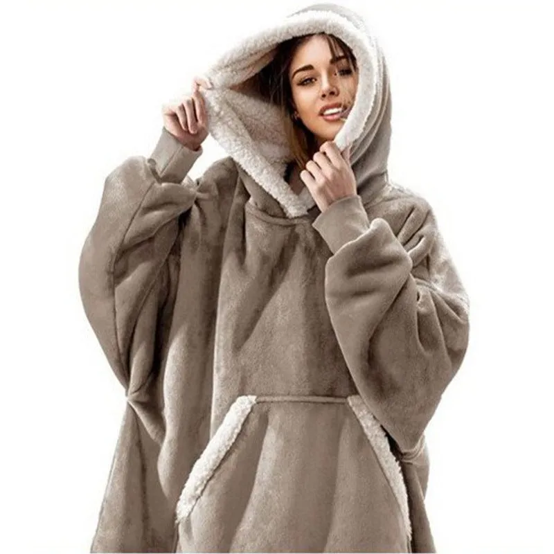 Hoodies Blankets Lambswool Home Casual Plush Sweater