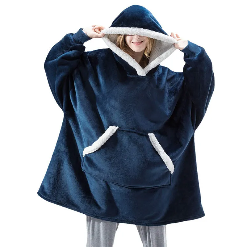 Hoodies Blankets Lambswool Home Casual Plush Sweater