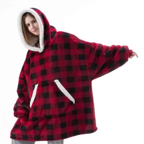 Hoodies Blankets Lambswool Home Casual Plush Sweater