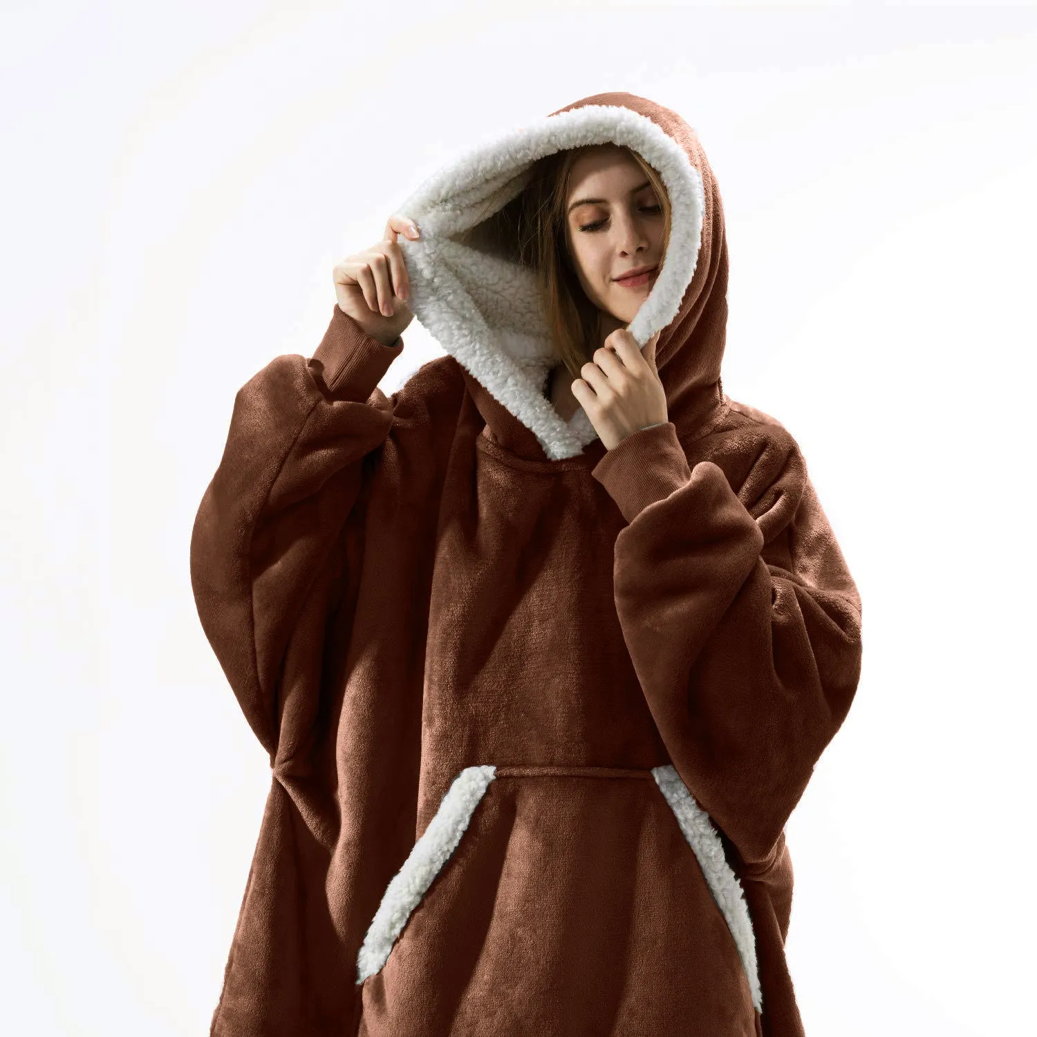 Hoodies Blankets Lambswool Home Casual Plush Sweater