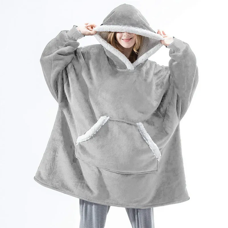 Hoodies Blankets Lambswool Home Casual Plush Sweater