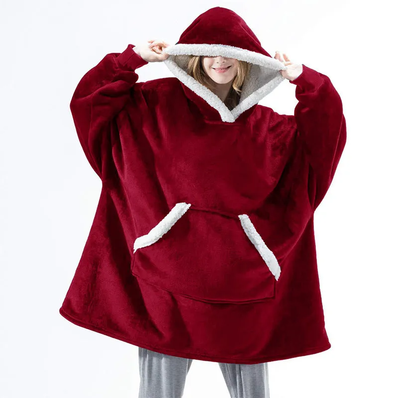 Hoodies Blankets Lambswool Home Casual Plush Sweater