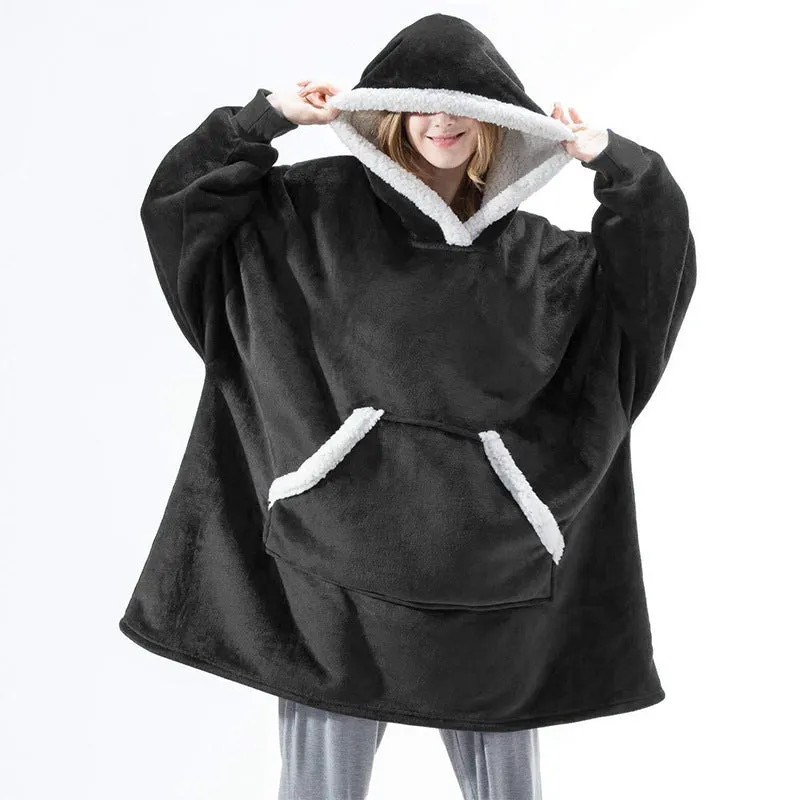 Hoodies Blankets Lambswool Home Casual Plush Sweater