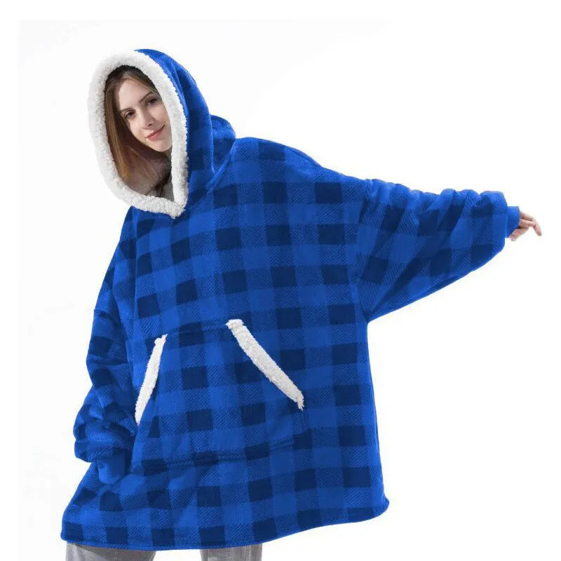 Hoodies Blankets Lambswool Home Casual Plush Sweater