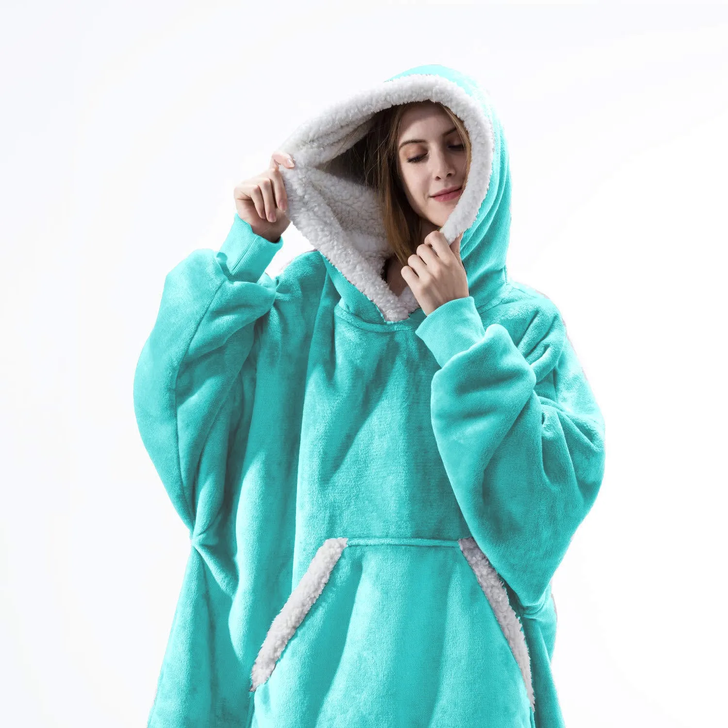 Hoodies Blankets Lambswool Home Casual Plush Sweater