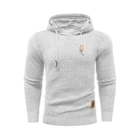 Hot Selling New Style 3D Pattern Outdoor Sports Men Solid Color Casual Hoodies