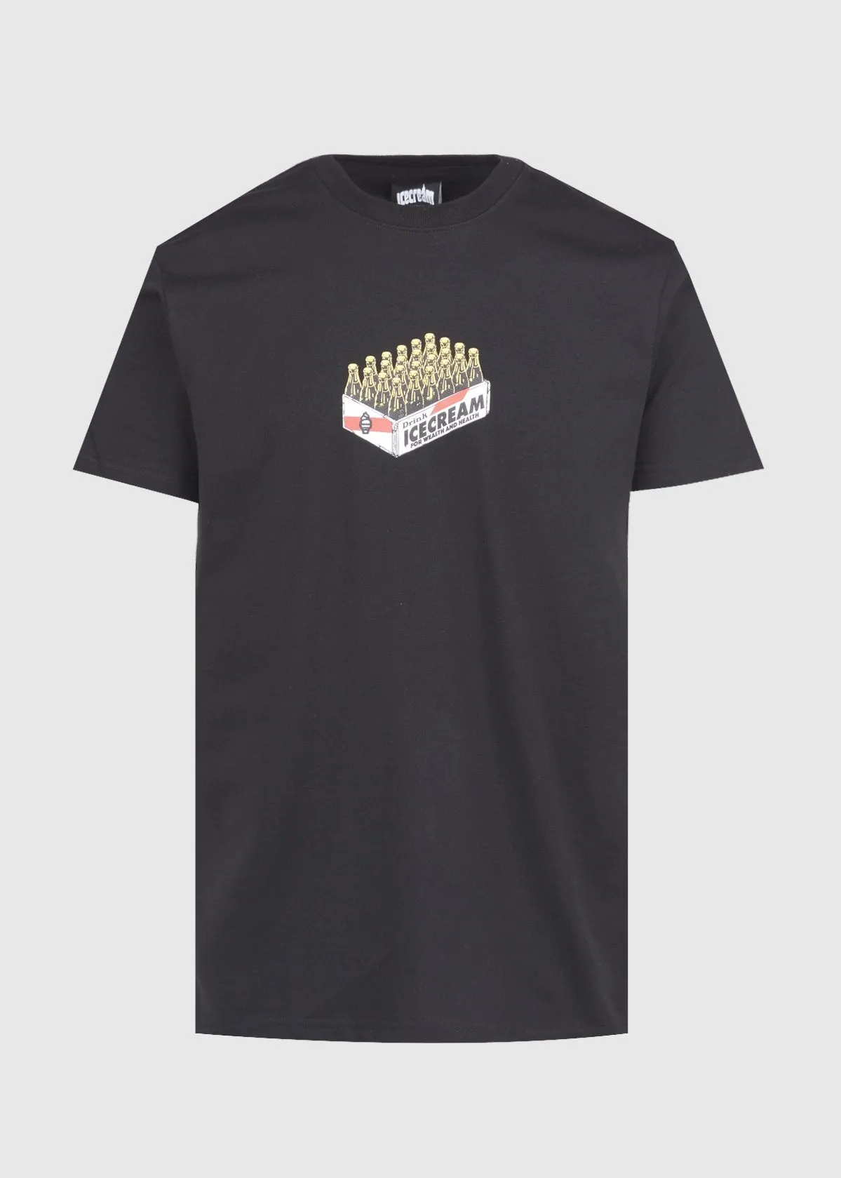 ICECREAM: WEALTH HEALTH SS TEE [BLACK]