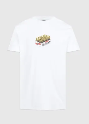 ICECREAM: WEALTH HEALTH SS TEE [WHITE]
