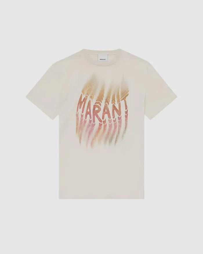Isabel Marant Zoeline T-Shirt in Ecru