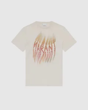 Isabel Marant Zoeline T-Shirt in Ecru