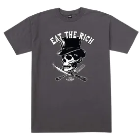 Loser Machine Eat The Rich T-Shirt | Military Green