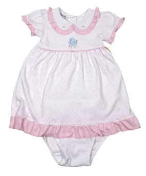 Magnolia Baby Vintage Blue Bird Dress Set
