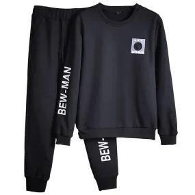Men's Autumn/Winter Casual Tracksuit With Print