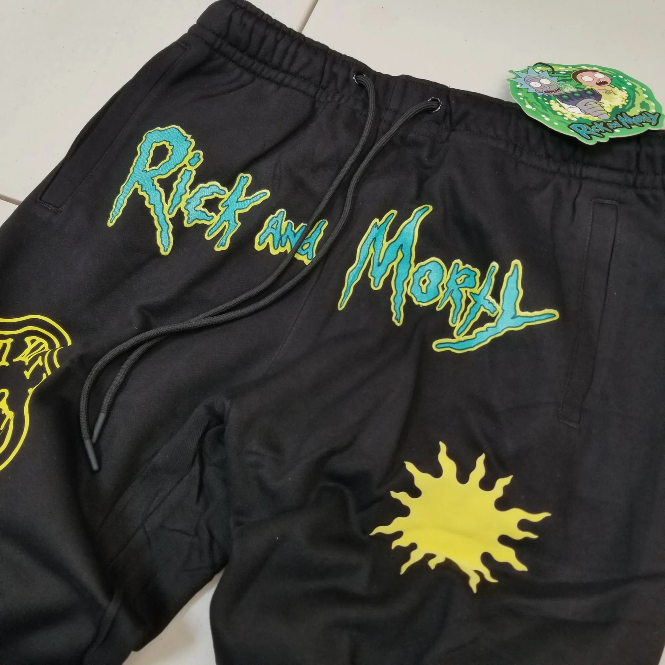 Men's Freeze Max Rick and Morty Joggers Black