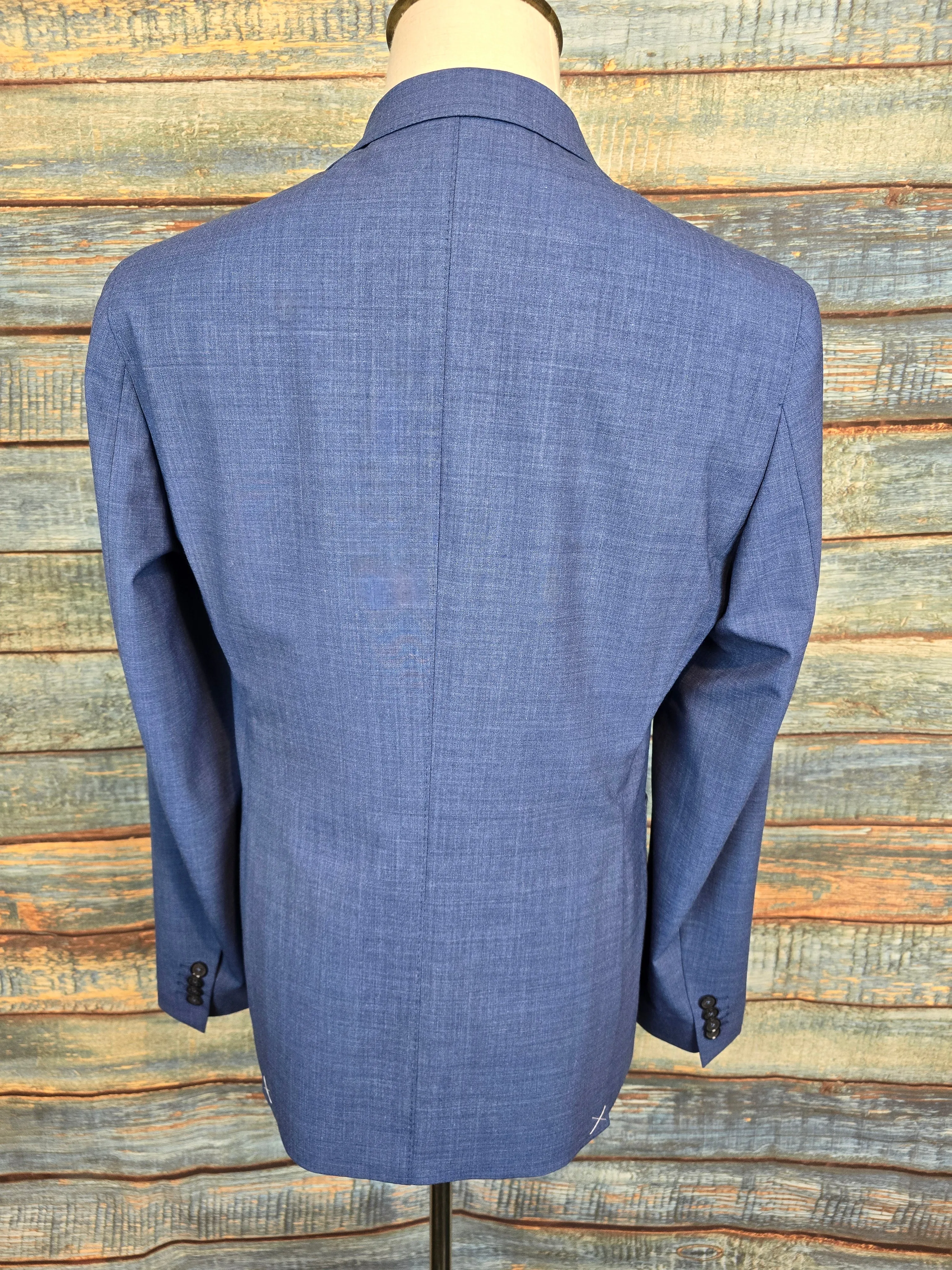 MICHAEL KORS Mid Blue Performance Stretch Suit