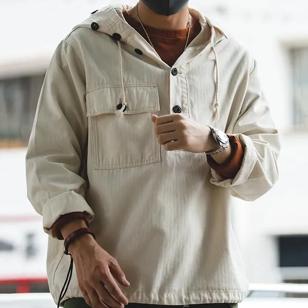 Military Style Casual Hoodies