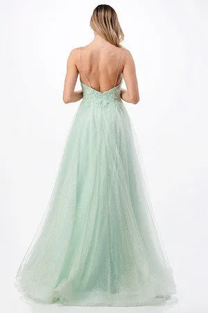 Mint Sling Tulle Evening Dress Long Skirt