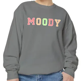Moody Magic: Women's Comfort Color Sweatshirt for Cozy and Trendy Vibes